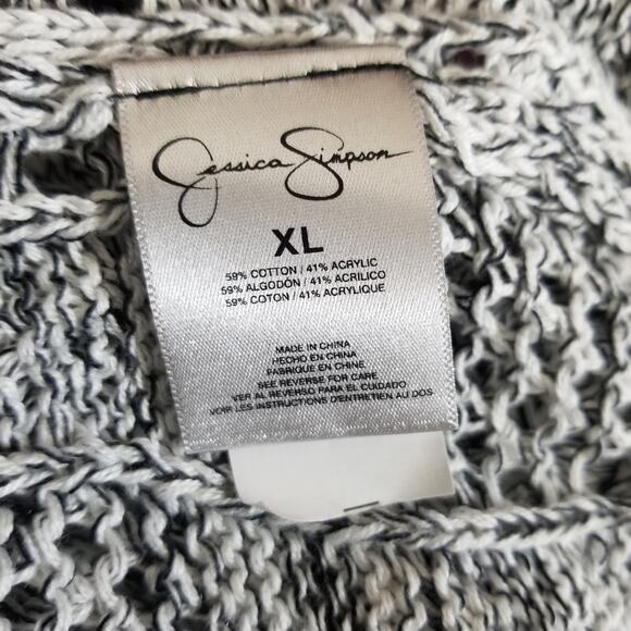 JESSICA Simpson‎ open weave sweater XL - Picture 8 of 10